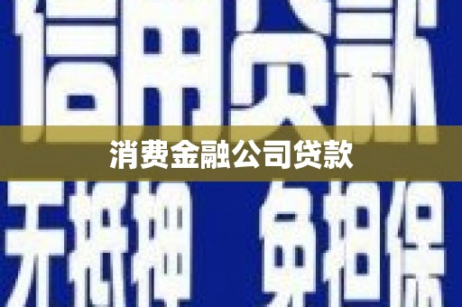 南海消费金融公司贷款