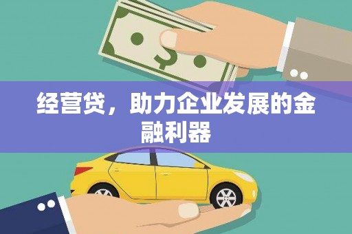 南海经营贷，助力企业发展的金融利器