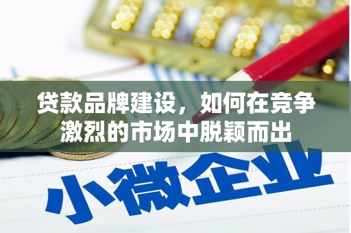 南海贷款品牌建设，如何在竞争激烈的市场中脱颖而出