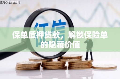 南海保单质押贷款，解锁保险单的隐藏价值