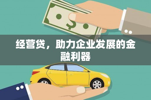 南海经营贷，助力企业发展的金融利器