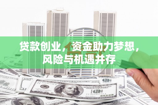 南海贷款创业，资金助力梦想，风险与机遇并存