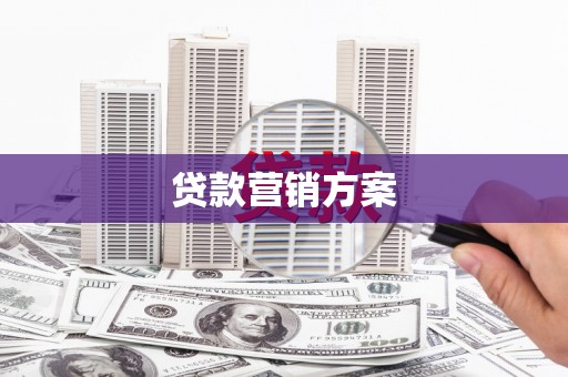 南海贷款营销方案