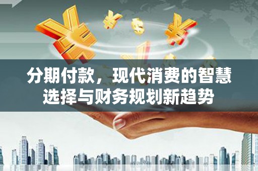 南海分期付款，现代消费的智慧选择与财务规划新趋势