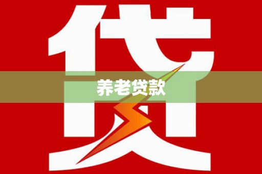 南海养老贷款