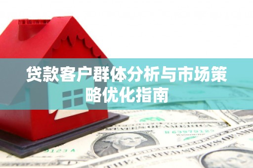 南海贷款客户群体分析与市场策略优化指南