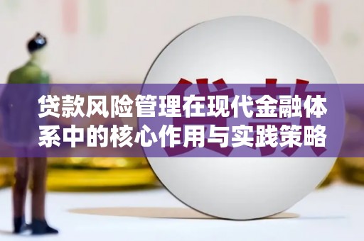 南海贷款风险管理在现代金融体系中的核心作用与实践策略