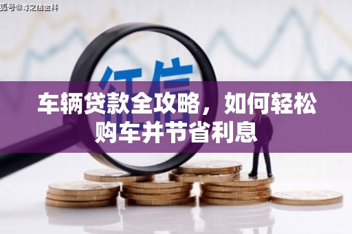 南海车辆贷款全攻略，如何轻松购车并节省利息
