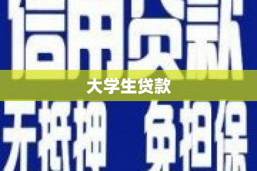 南海大学生贷款