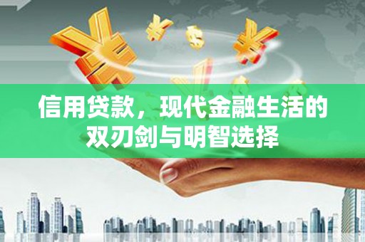 南海信用贷款，现代金融生活的双刃剑与明智选择