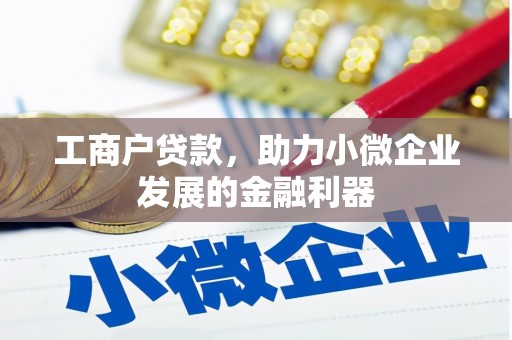 南海工商户贷款，助力小微企业发展的金融利器