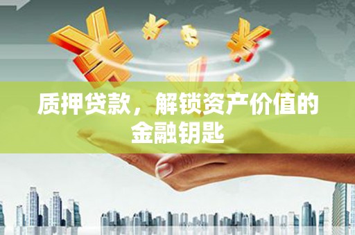 南海质押贷款，解锁资产价值的金融钥匙
