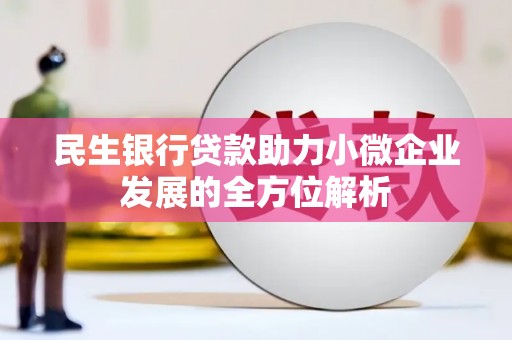 南海民生银行贷款助力小微企业发展的全方位解析
