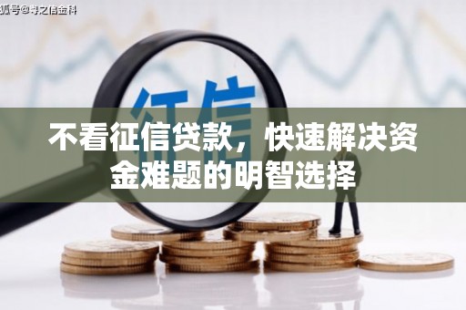 南海不看征信贷款，快速解决资金难题的明智选择
