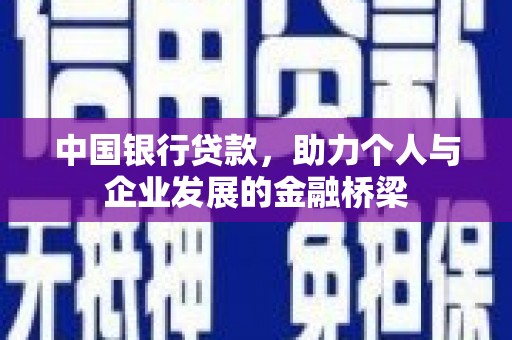 南海中国银行贷款，助力个人与企业发展的金融桥梁