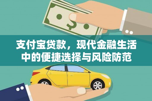 南海支付宝贷款，现代金融生活中的便捷选择与风险防范