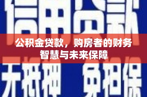南海公积金贷款，购房者的财务智慧与未来保障
