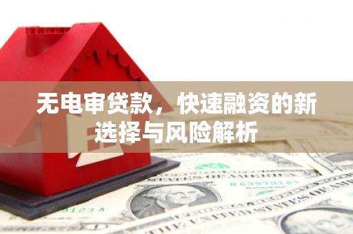 南海无电审贷款，快速融资的新选择与风险解析