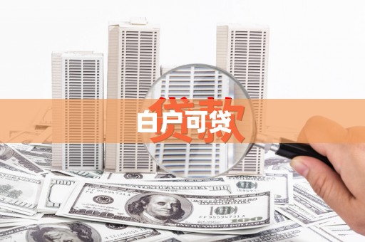 南海白户可贷