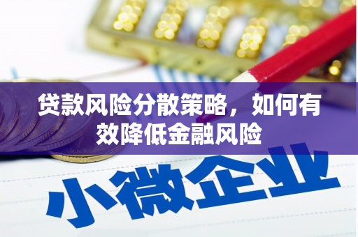 南海贷款风险分散策略，如何有效降低金融风险