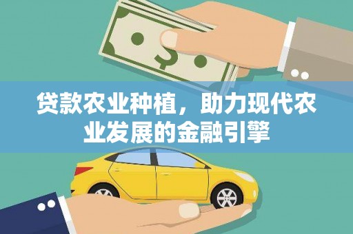 南海贷款农业种植，助力现代农业发展的金融引擎