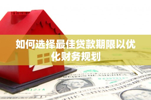 南海如何选择最佳贷款期限以优化财务规划