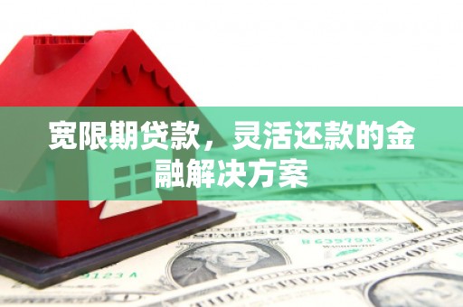 南海宽限期贷款，灵活还款的金融解决方案