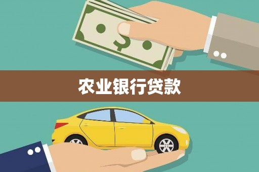 南海农业银行贷款