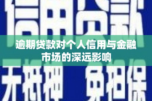 南海逾期贷款对个人信用与金融市场的深远影响