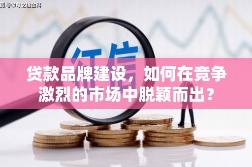 南海贷款品牌建设，如何在竞争激烈的市场中脱颖而出？