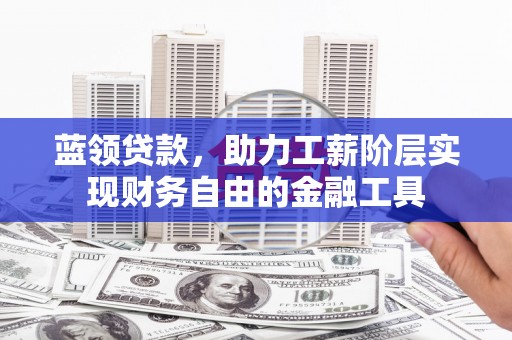 南海蓝领贷款，助力工薪阶层实现财务自由的金融工具