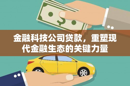 南海金融科技公司贷款，重塑现代金融生态的关键力量