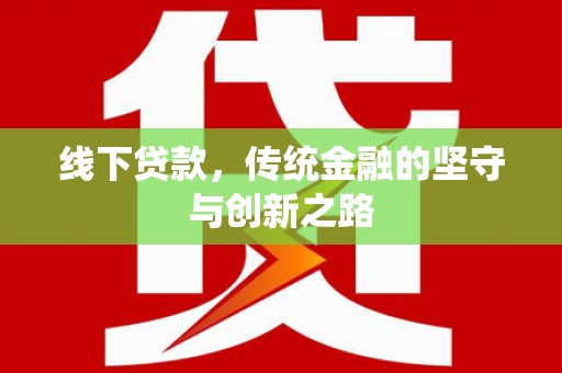 南海线下贷款，传统金融的坚守与创新之路