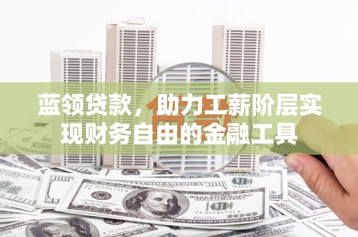 南海蓝领贷款，助力工薪阶层实现财务自由的金融工具