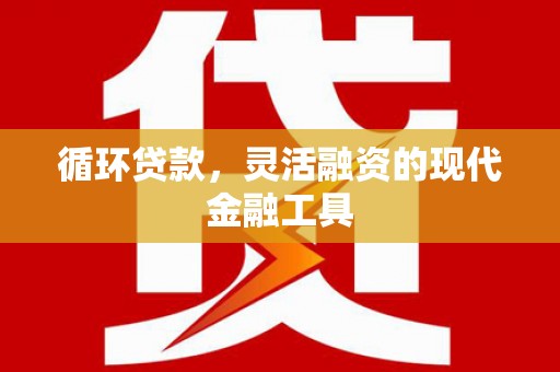 南海循环贷款，灵活融资的现代金融工具