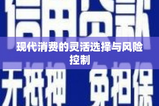 南海现代消费的灵活选择与风险控制