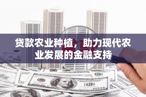 南海贷款农业种植，助力现代农业发展的金融支持