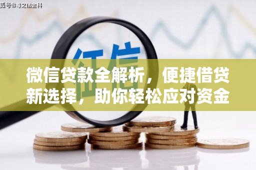 南海微信贷款全解析，便捷借贷新选择，助你轻松应对资金需求