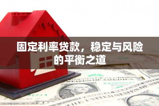 南海固定利率贷款，稳定与风险的平衡之道